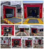 中國南昌，中國石化，隧道9刷電腦洗車機安裝調試中